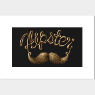 Hipster Moustache Posters and Art